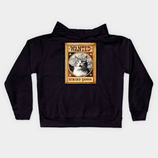 Wanted - Cat Kids Hoodie